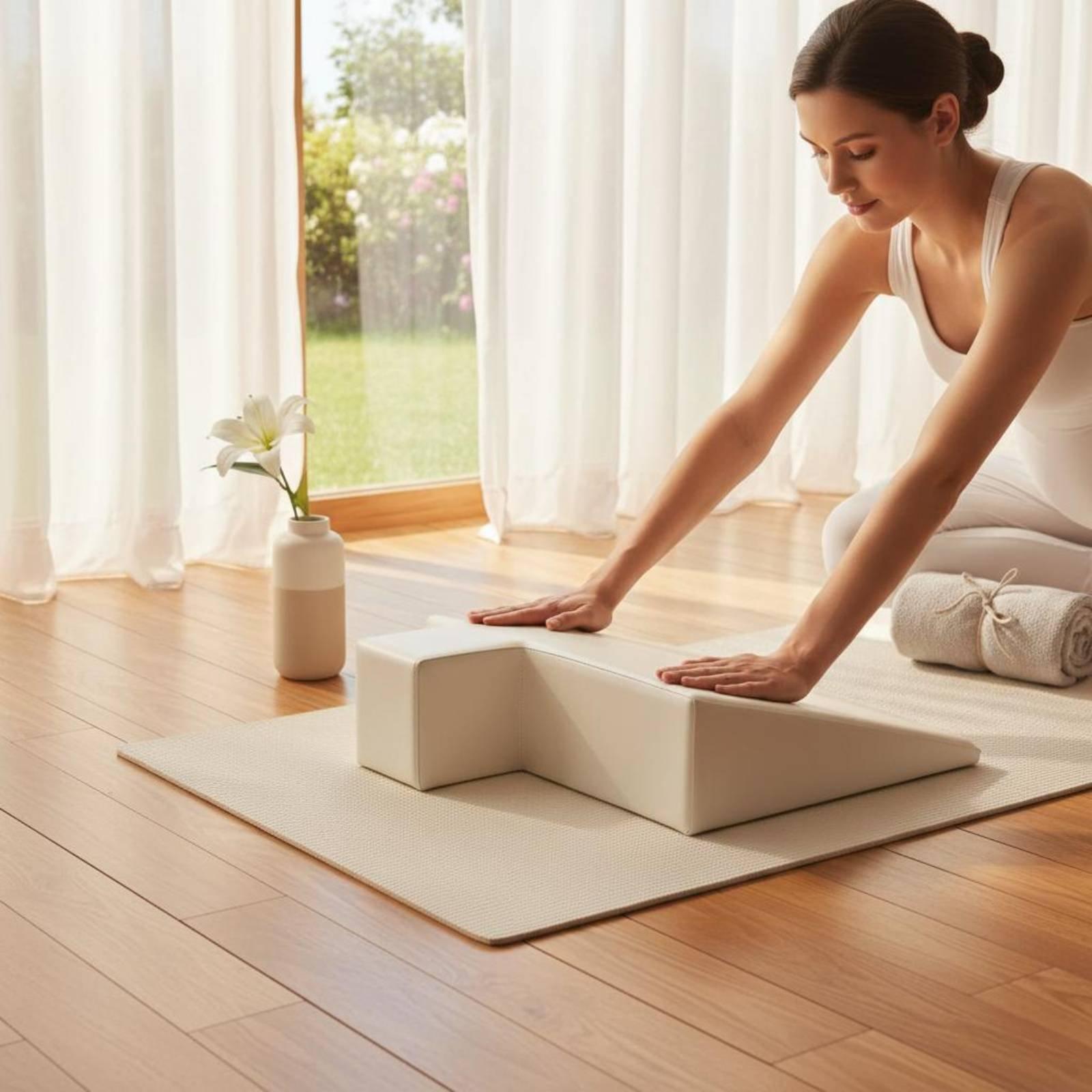 Pilates & Yoga Vertebrasana - Maternity Support Cushion Dense Foam Exercise