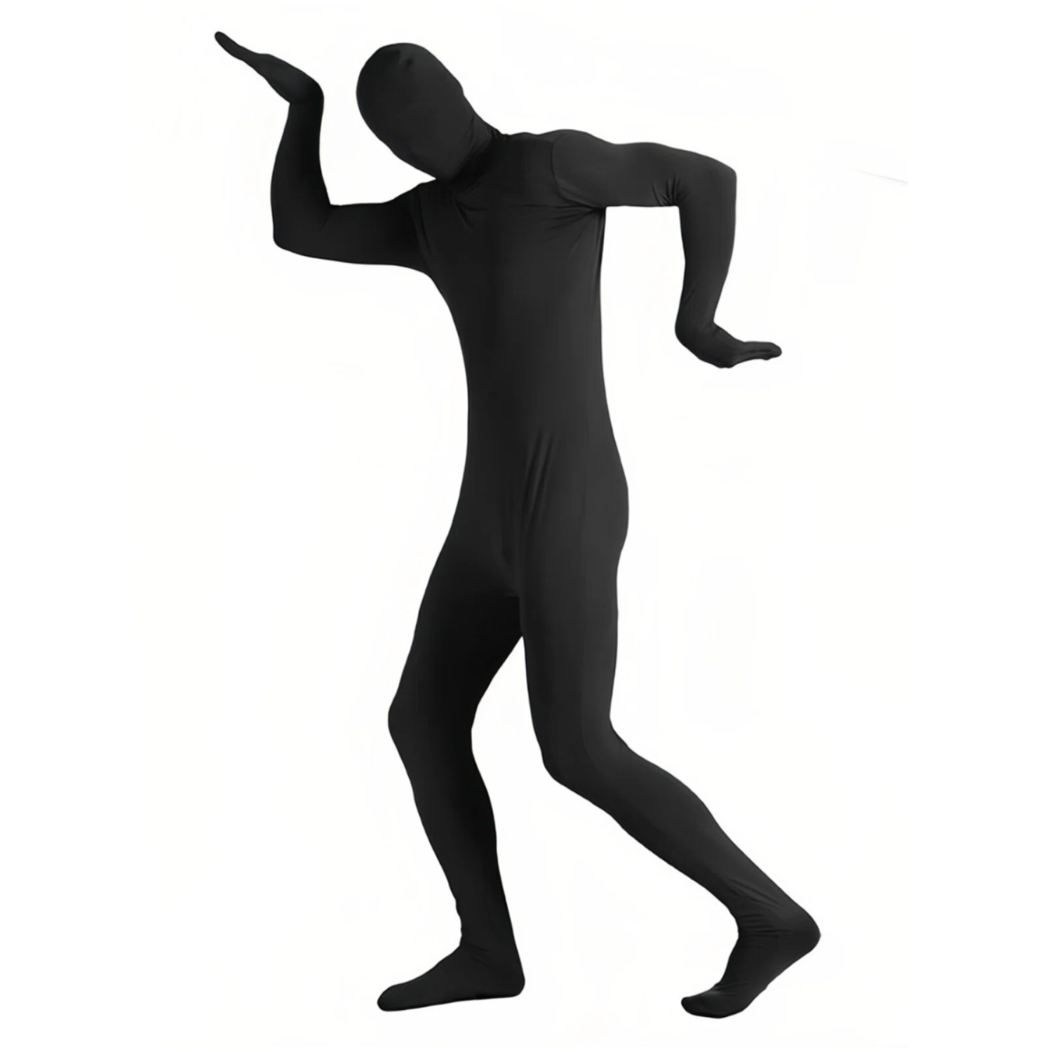 Pilates Yoga Set - Black Full Body Spandex Jumpsuit Unisex
