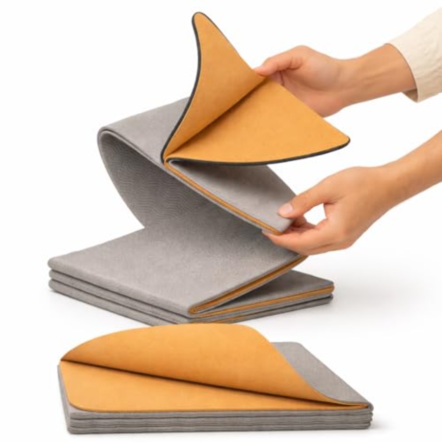 Travel yoga mat: cork, natural - Pilates Yoga Go ulasan dan harga