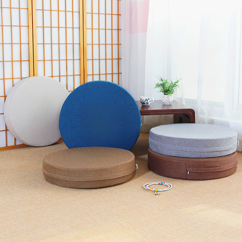 40x6cm Linen Tatami Meditation - Pilates Yoga Machine ulasan dan harga