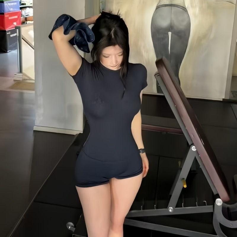Women High Stretch Short Sleev - Pilates Yoga Oxford ulasan dan harga
