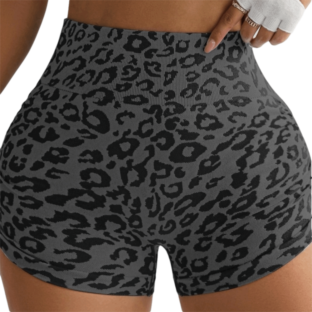 Casual Leopard High Waist Shor - Pilates Yoga Oxford ulasan dan harga