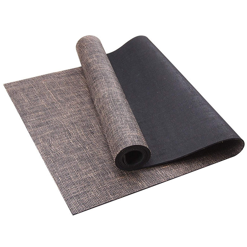 Natural Rubber Jute Yoga Mat,E - Pilates Yoga Machine ulasan dan harga