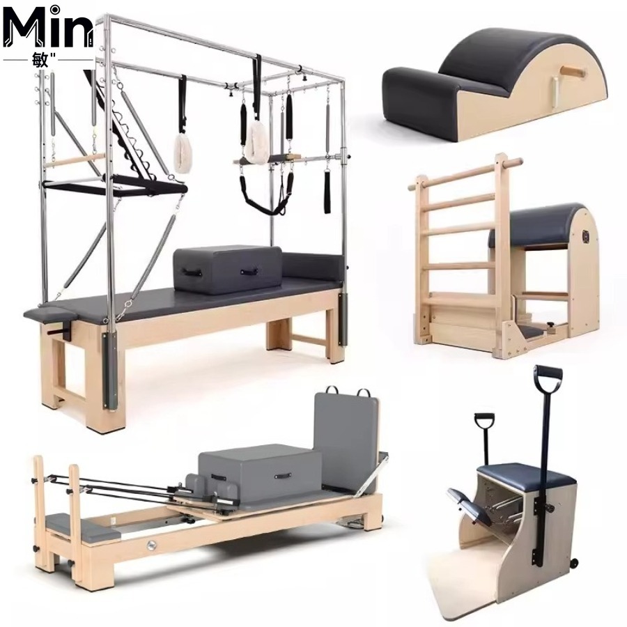 5 Pcs Set Wood Pilates Reforme - Pilates Yoga Machine ulasan dan harga