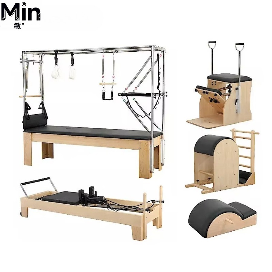 5 Pcs Set Wood Pilates Reforme - Pilates Yoga Machine ulasan dan harga